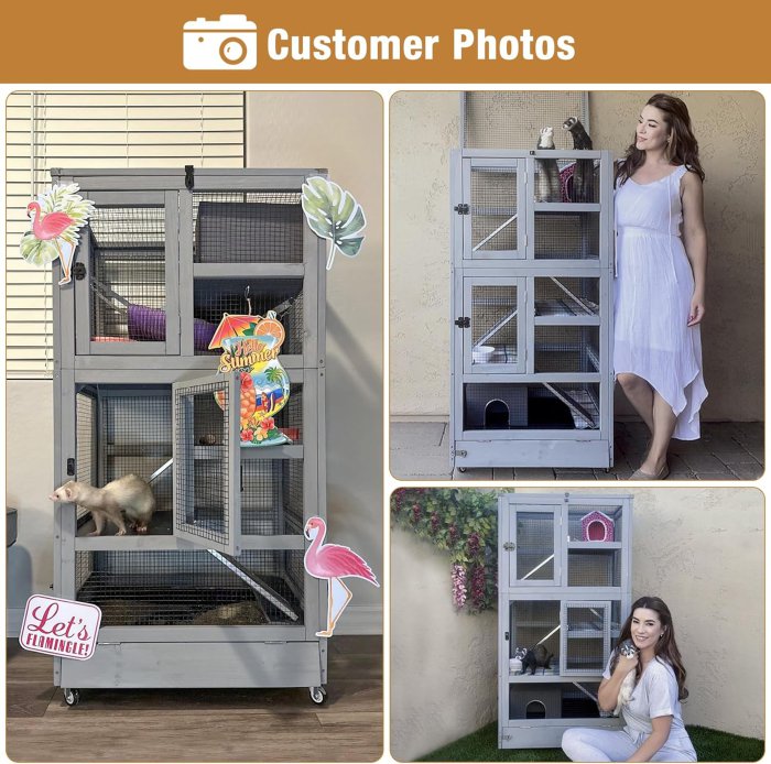 Critter Cage with Feeder (5 Levels) (image 5)