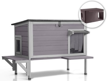 GUTINNEEN Weatherproof Feral Cat Shelter